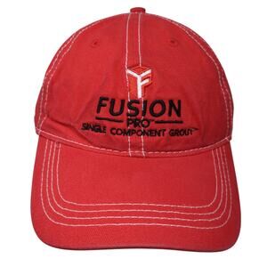 Fusion Pro Single Component Grout Baseball Cap Red One Size Adjustable Vantage